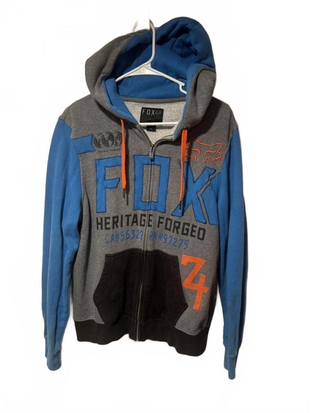 Fox Racing Y2K Men's Grey and Multi Hoody